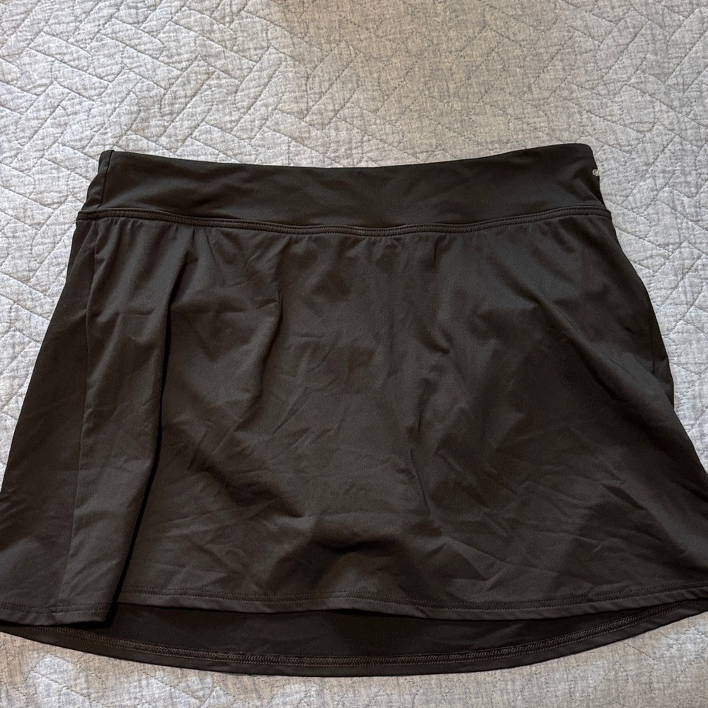 Lands' End Women's Black Mini Skort size 8